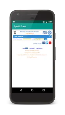 SpotUrTrain android App screenshot 1